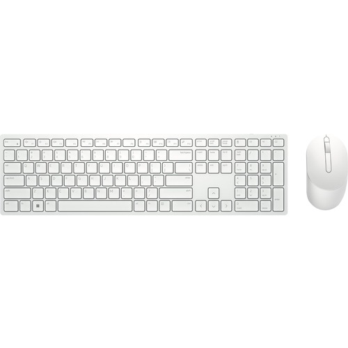 Dell Pro Wireless Keyboard And Mouse   KM5221W White 300/500
