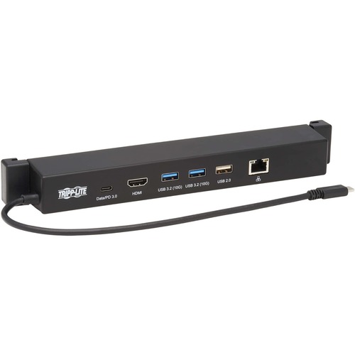 Tripp Lite By Eaton USB C Dock For Microsoft Surface   4K HDMI, USB 3.x Gen 2 (10Gbps) And USB 2.0 Hub Ports, GbE, 100W PD Charging, Black 300/500