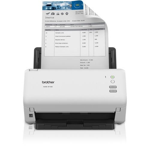 Brother ADS 3100 Sheetfed Scanner   600 X 600 Dpi Optical 300/500
