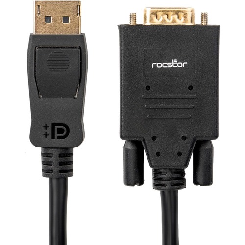 Rocstor DisplayPort To VGA Adapter Converter Cable   M/M 300/500