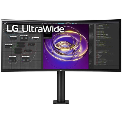 LG Ultrawide 34BP88CN B 34" Class UW QHD Curved Screen LCD Monitor   21:9   Black 300/500