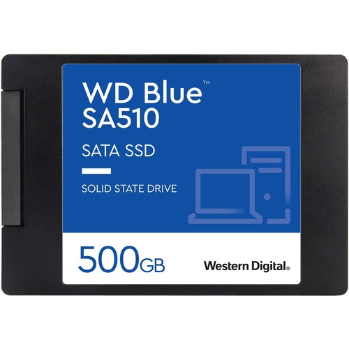 WD Blue SA510 WDS500G3B0A 500 GB Solid State Drive   2.5" Internal   SATA 300/500