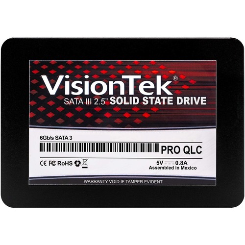 VisionTek PRO QLC 2 TB Solid State Drive   2.5" Internal   SATA (SATA/600) 300/500
