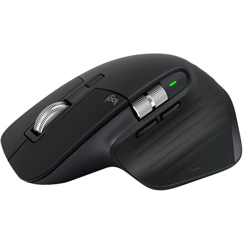 Logitech MX Master 3S   Wireless Performance Mouse With Ultra Fast Scrolling, Ergo, 8K DPI, Track On Glass, Quiet Clicks, USB C, Bluetooth, Windows, Linux, Chrome (Black) 300/500