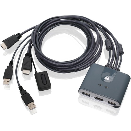 IOGEAR 2 Port Full HD KVM Switch With HDMI And USB Connections 300/500