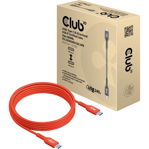 Club 3D USB C Data Transfer Cable 300/500
