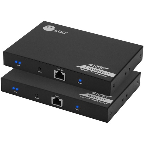 SIIG 4K 60Hz HDR HDMI KVM Over Cat6 Extender With S/PDIF & Touch Screen Support 300/500