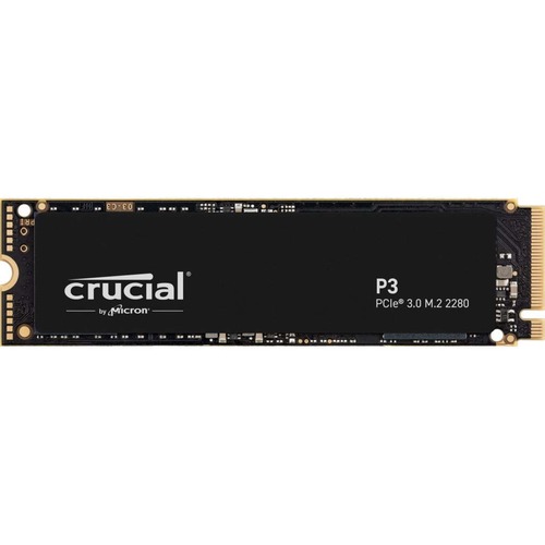 Crucial P3 CT2000P3SSD8 2 TB Solid State Drive   M.2 2280 Internal   PCI Express NVMe (PCI Express NVMe 3.0 X4) 300/500