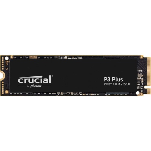 Crucial P3 Plus CT500P3PSSD8 500 GB Solid State Drive   M.2 2280 Internal   PCI Express NVMe (PCI Express NVMe 4.0 X4) 300/500