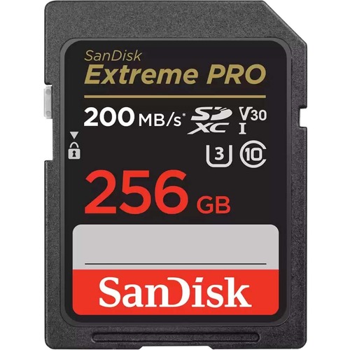 SanDisk Extreme PRO 256 GB Class 3/UHS I (U3) V30 SDXC 300/500
