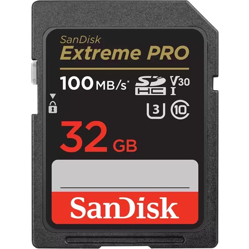 SanDisk Extreme PRO 32GB UHS I U3 SDHC Memory Card 300/500