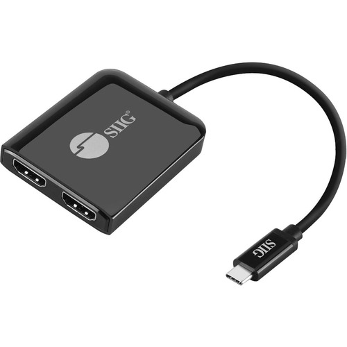 SIIG 1x2 USB C To HDMI 4K60 MST Hub Splitter 300/500