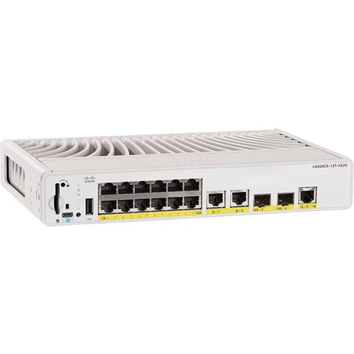 Cisco Catalyst C9200CX 12P 2X2G Ethernet Switch 300/500