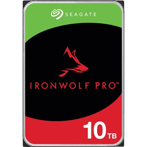 Seagate IronWolf Pro ST10000NT001 10 TB Hard Drive   3.5" Internal   SATA (SATA/600)   Conventional Magnetic Recording (CMR) Method 300/500