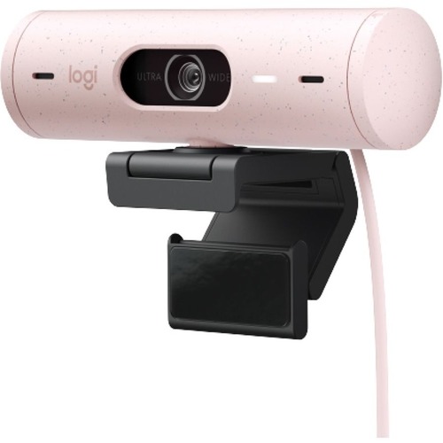 Logitech BRIO 500 Webcam   4 Megapixel   60 Fps   Rose   USB Type C 300/500