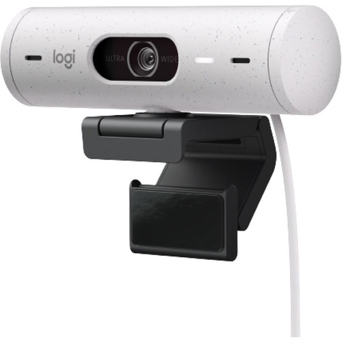 Logitech BRIO 500 Webcam   4 Megapixel   60 Fps   Off White   USB Type C 300/500