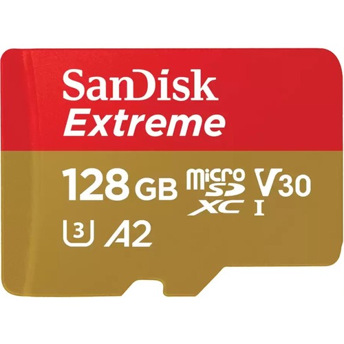 SanDisk Extreme 128 GB Class 3/UHS I (U3) V30 MicroSDXC 300/500