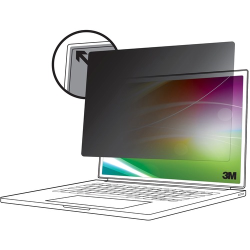 3M&trade; Bright Screen Privacy Filter For 13.3in Full Screen Laptop, 16:9, BP133W9E 300/500