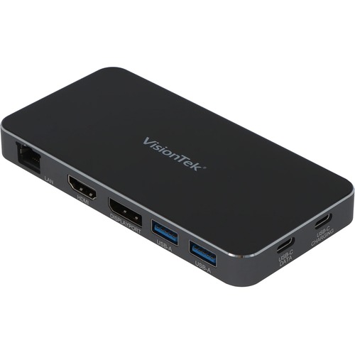 VisionTek VT350 Portable USB C Docking Station With Power Passthrough 300/500
