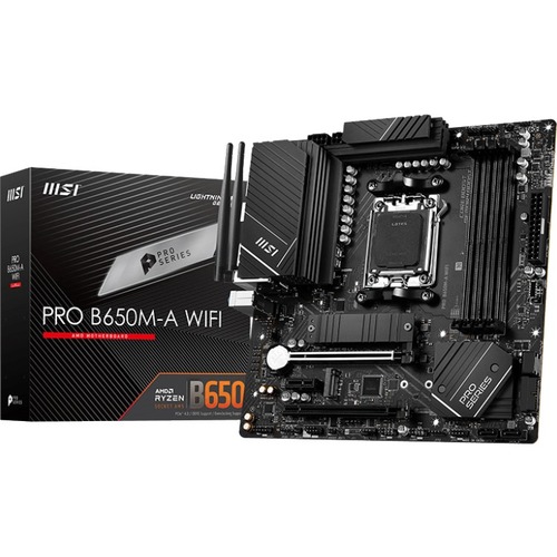 MSI MAG B650 TOMAHAWK WIFI Gaming Desktop Motherboard   AMD B650 Chipset   Socket AM5   ATX 300/500