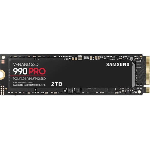 Samsung 990 PRO MZ V9P2T0B/AM 2 TB Solid State Drive   M.2 2280 Internal   PCI Express NVMe (PCI Express NVMe 4.0 X4) 300/500
