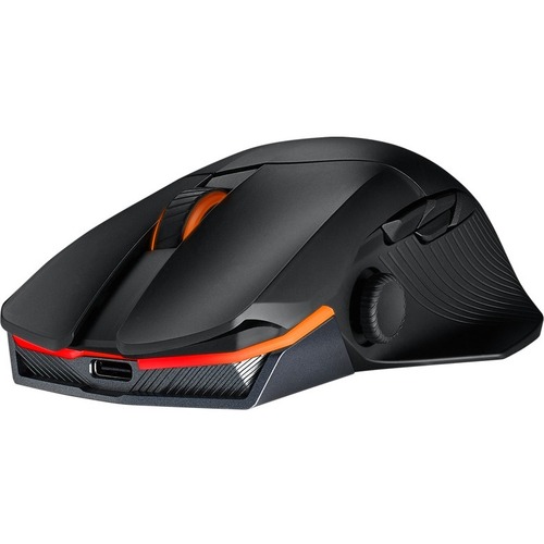 ASUS ROG Chakram X Origin Gaming Mouse Black   Tri Mode Connectivity (2.4GHz RF, Bluetooth, Wired)   36000 DPI Sensor   11 Programmable Buttons   Detachable Joystick   Paracord Cable 300/500