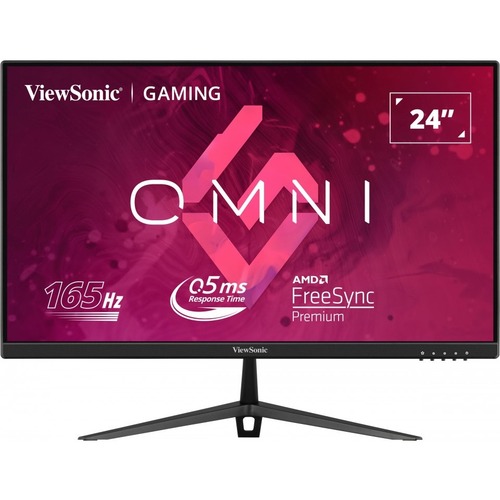 ViewSonic OMNI VX2428 24 Inch Gaming Monitor 180hz 0.5ms 1080p IPS With FreeSync Premium, Frameless, HDMI, And DisplayPort 300/500