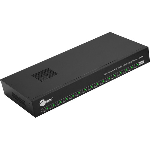 16 Port Industrial USB C PD Charging Station   600W 300/500