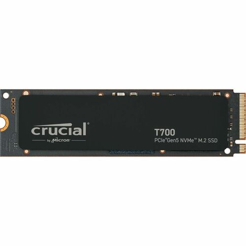 Crucial T700 4 TB Solid State Drive   M.2 2280 Internal   PCI Express NVMe (PCI Express NVMe 5.0 X4) 300/500