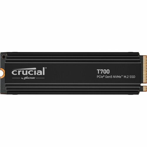 Crucial T700 CT4000T700SSD5 4 TB Solid State Drive   M.2 2280 Internal   PCI Express NVMe (PCI Express NVMe 5.0 X4) 300/500