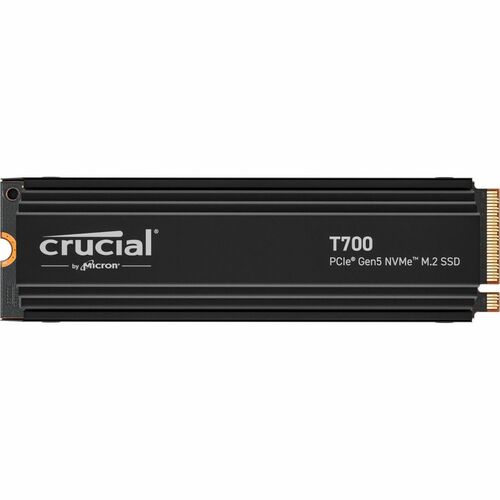 Crucial T700 2 TB Solid State Drive   M.2 2280 Internal   PCI Express NVMe (PCI Express NVMe 5.0 X4) 300/500