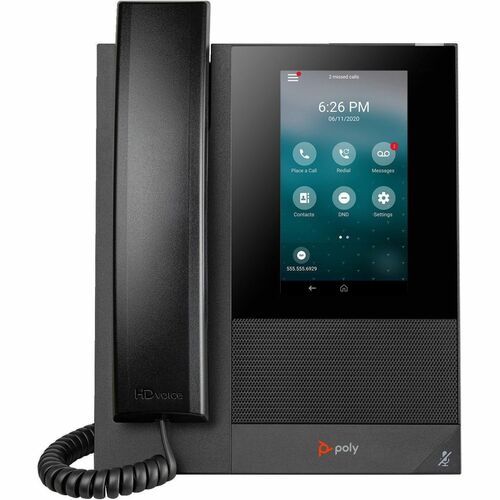 Poly CCX 400 IP Phone   Corded   Corded   Desktop, Wall Mountable 300/500