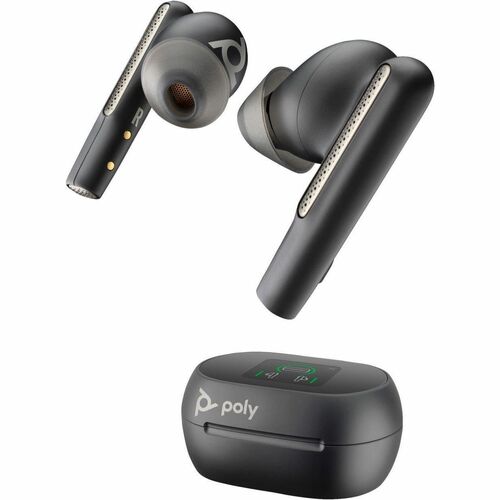 Poly Voyager Free 60+ UC M Carbon Black Earbuds 300/500