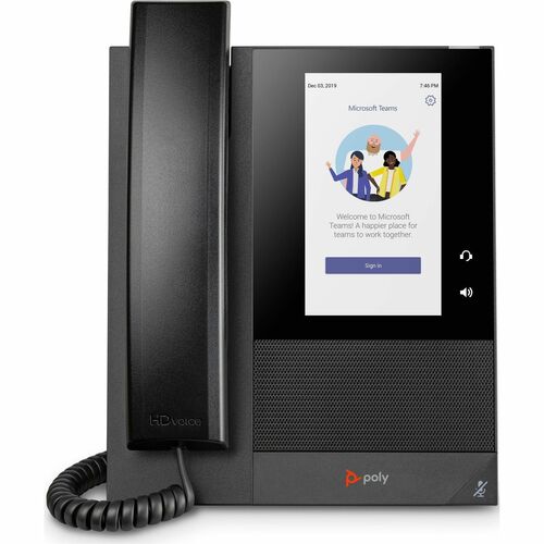 Poly CCX 400 IP Phone   Corded   Corded   Desktop, Wall Mountable   Black   TAA Compliant 300/500