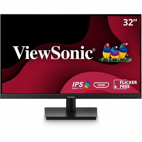 ViewSonic VA3209M 32 Inch IPS Full HD 1080p Monitor With Frameless Design, 75 Hz, Dual Speakers, HDMI, And VGA Inputs For Home And Office 300/500