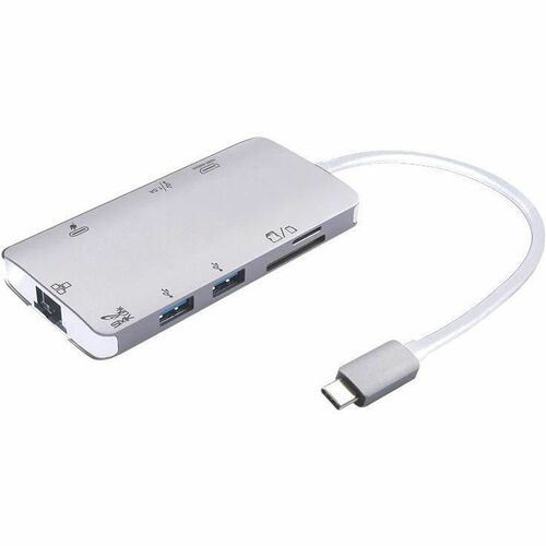 SMK Link VP6920 2 USB C Multi Port Docking Station W/ 4k HDMI, GigE, USB A, PD, SD/microSD 300/500