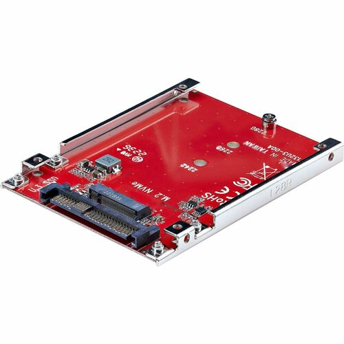 StarTech.com M.2 To U.3 Adapter, For M.2 NVMe SSDs, PCIe M.2 Drive To 2.5inch U.3 (SFF TA 1001) Host Adapter/Converter, TAA Compliant 300/500