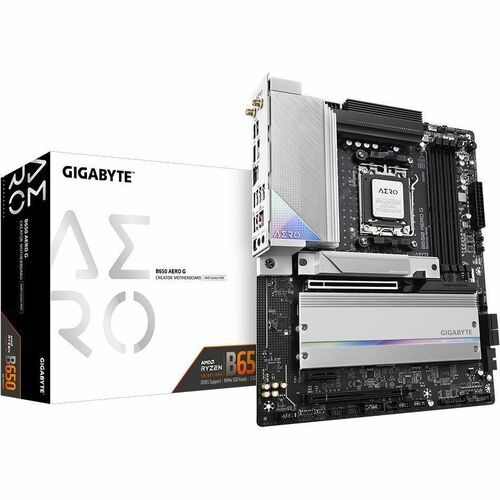 Gigabyte B650 AERO G Desktop Motherboard   AMD B650 Chipset   Socket AM5   ATX 300/500