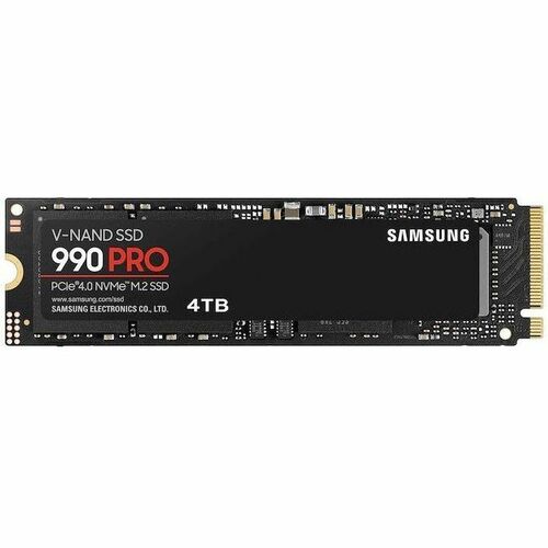 Samsung 990 PRO 4 TB Solid State Drive   M.2 2280 Internal   PCI Express NVMe (PCI Express 4.0 X4) 300/500