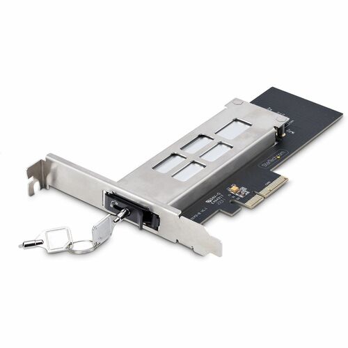 StarTech.com M.2 NVMe SSD To PCIe X4 Removable Mobile Rack For PCI Express Expansion Slot, Tool Less Installation, PCIe Hot Swap Drive Bay 300/500