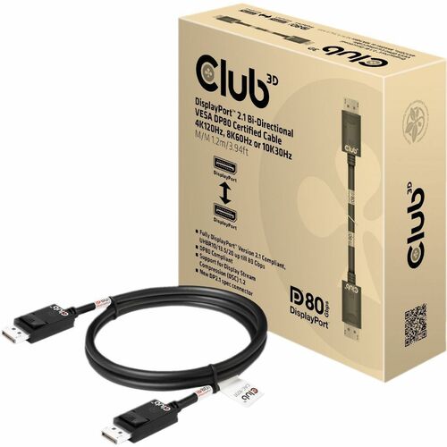 Club 3D DisplayPort Audio/Video Cable 300/500