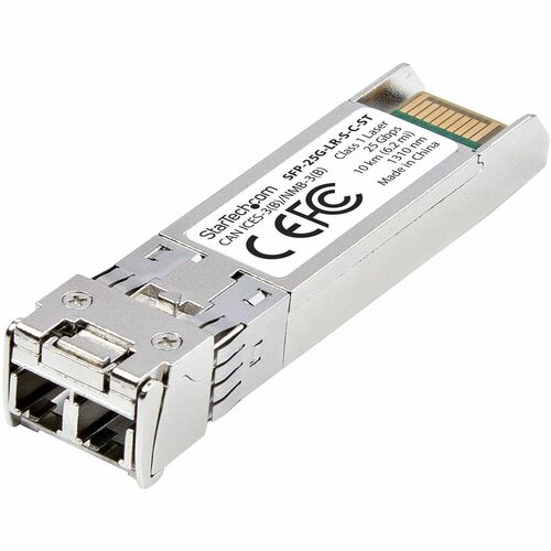 StarTech.com Cisco SFP 25G SR S Compatible SFP28 Module, 25Gb Multimode Fiber (MMF), 25GBASE SR LC Transceiver, 100m (328ft), DDM/DOM 300/500