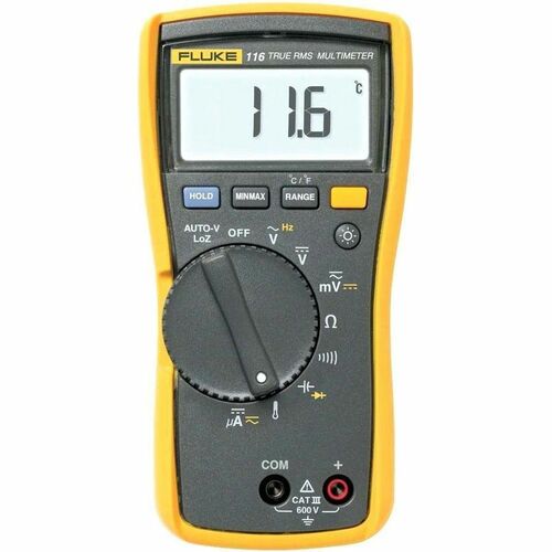 Fluke 116 HVAC Multimeter With Temperature And Microamps 300/500