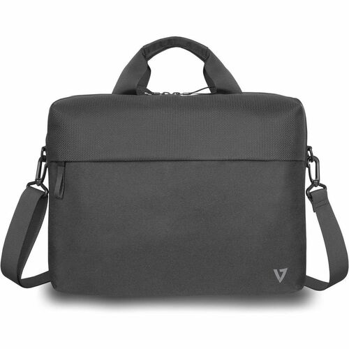 V7 Eco Friendly CTP16 ECO2 Carrying Case (Briefcase) For 15.6" To 16" Notebook, Smartphone, Accessories, ID Card, Credit Card   Black 300/500