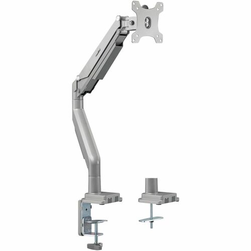 Rocstor ErgoReach Y10N020 S1 Mounting Arm For Flat Panel Display, Curved Screen Display, Monitor   Silver   Landscape/Portrait 300/500