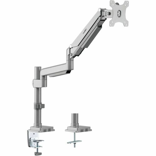 Rocstor ErgoReach Y10N021 S1 Mounting Arm For Monitor, Flat Panel Display   Silver   Landscape/Portrait 300/500