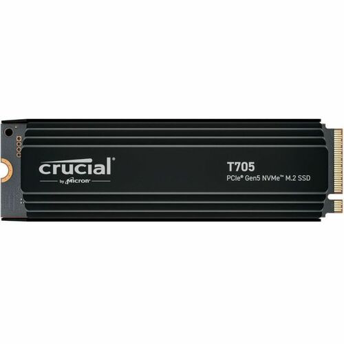 Crucial T705 1 TB Solid State Drive   M.2 2280 Internal   PCI Express NVMe (PCI Express NVMe 5.0 X4) 300/500