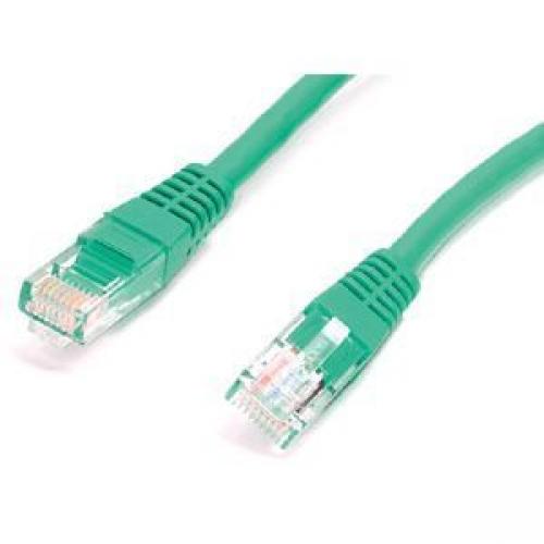 StarTech.com 1 ft Green Molded Cat5e UTP Patch Cable