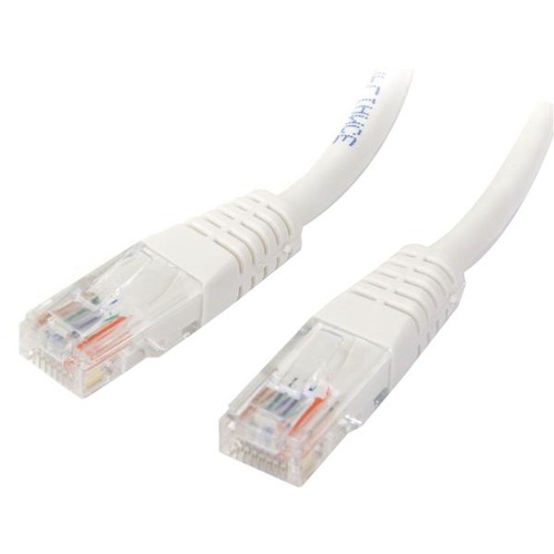 StarTech.com 2 Ft White Molded Cat5e UTP Patch Cable 300/500