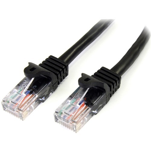 StarTech.com Snagless Cat5e UTP Patch Cable   RJ 45 (M)   RJ 45 (M)   100 Ft   UTP   ( CAT 5e )   Black 300/500